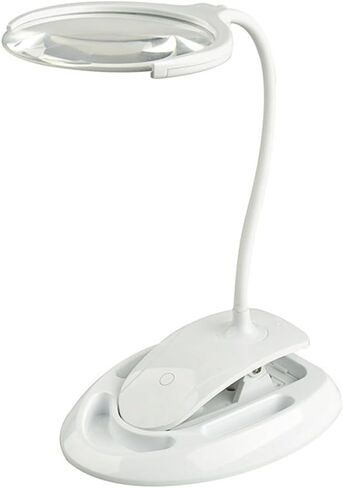 Rechargeable Second Level Brightness Optical Lens LED Lamp Desktop Clip Reading Magnifying Glass in Saudi Arabia