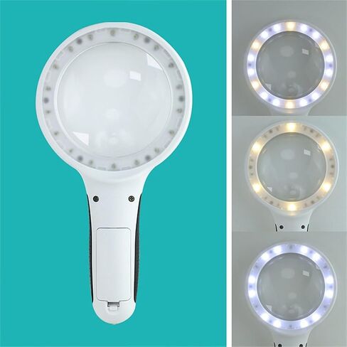 مصباح LED بارد ودافئ بمقبض مطاطي ناعم عدسة مكبرة عالية الطاقة in Saudi Arabia