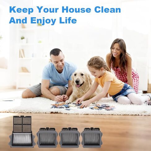 فلاتر مكنسة كهربائية بديلة لـ Tineco iFloor 3/ Floor One S3/ Floor One S5/ Floor One S5 Pro 2 مكنسة كهربائية جافة ورطبة - مجموعة ملحقات قطع الغيار، 4 عبوات in Kuwait