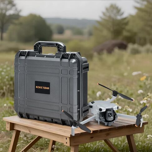 حافظة لطائرة DJI Mini 5 Pro Drone - حقائب حمل مقاومة للماء لـ DJI Mini 5 Pro Fly More Combo، شاحن، ملحقات مرشحات المراوح | صندوق سفر واقٍ مزود بإسفنج مخصص لجهاز RC 2/RC-N3 (الحافظة فقط) in Saudi Arabia