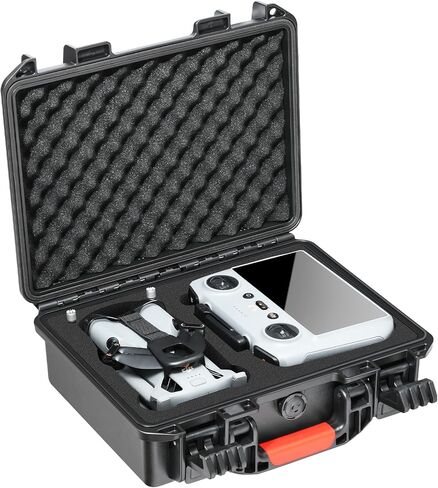 حافظة لطائرة DJI Mini 5 Pro Drone - حقائب حمل مقاومة للماء لـ DJI Mini 5 Pro Fly More Combo، شاحن، ملحقات مرشحات المراوح | صندوق سفر واقٍ مزود بإسفنج مخصص لجهاز RC 2/RC-N3 (الحافظة فقط) in Kuwait