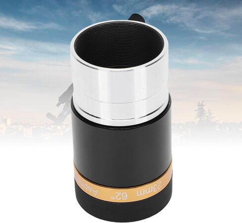 Telescope Eyepiece, 62 Wide Angle Aspheric Eyepiece, 23mm Fully Coated Optical Glass Lens, 1.25 Inch Astronomical Telescope Accessory with CNC Metal Housing in Saudi Arabia