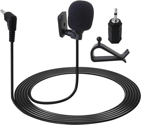ميكروفون سيارة 3.5 ملم بديل لميكروفون السيارة الخارجي بطول 16 قدم، ميكروفون للطراز رقم: MEX-BT4700U، MEX-BT4000P، MEX-BT4100P، MEX-BT39UW، MEX-BT3900U، MEX-BT3800U، MEX-BT38UW in Kuwait