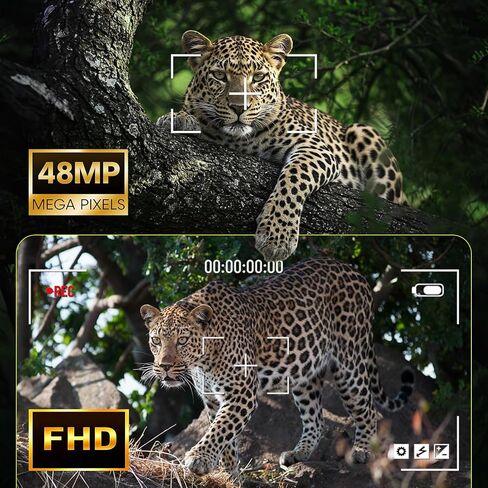 نظارات رؤية ليلية بدقة 4K، مناظير رؤية ليلية كاملة الألوان بدقة 32 ميجابكسل للبالغين بسعة عالية 4000 مللي أمبير في الساعة، وبطاقة 16XZOOM سعة 32 جيجابايت، وشاشة 3 بوصة، ونطاق عرض 300 متر للتخييم والصيد والأمن (رمادي معدني) in Kuwait