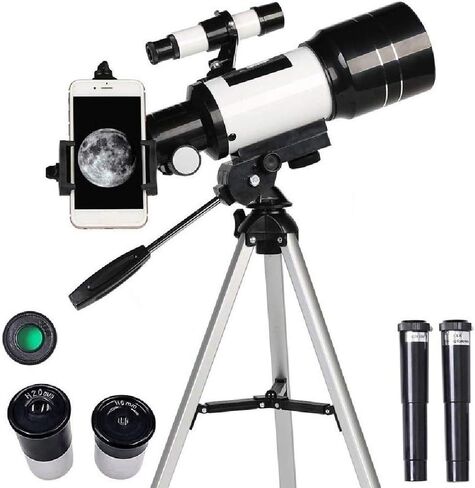Small Telescope Professional Astronomical Telescope Monocular 150X Refractive Space Telescope Outdoor Travel Spotting Scope with Tripod in Kuwait
