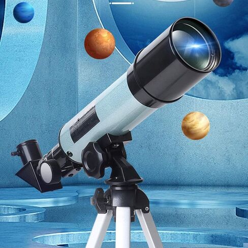 Adult Astronomical Telescope Astronomical Refraction Travel Telescope with a Tripod to Observe The Moon in Kuwait
