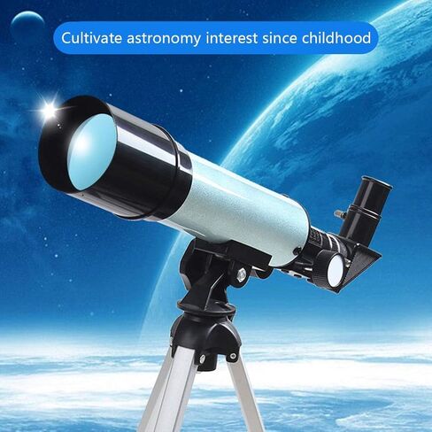 Adult Astronomical Telescope Astronomical Refraction Travel Telescope with a Tripod to Observe The Moon in Kuwait