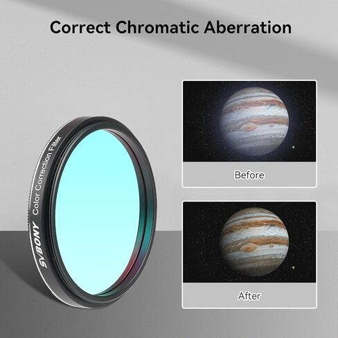 Telescope Eyepiece 40mm 1.25 inches Plossl Lens Fully Multi Green Coated Metal Bundle with SV231 Color Correction Filter, 2 inches Telescope Filter for Moon Planetary Visual and Astrophotography in Saudi Arabia