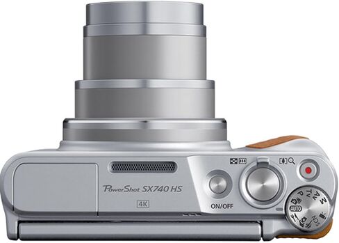 مجموعة كاميرا Canon Powershot SX740 HS الرقمية (فضية) مع ملحقات: ذاكرة 64 جيجابايت، وحافظة، وحامل ثلاثي القوائم، ومقبض، وبرامج، والمزيد (حزمة مدونات الفيديو) (متجددة) in Kuwait