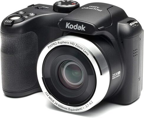 كاميرا كوداك PIXPRO AZ252 بوينت آند شوت الرقمية مع شاشة LCD 3 بوصة، أسود (متجدد) in Kuwait
