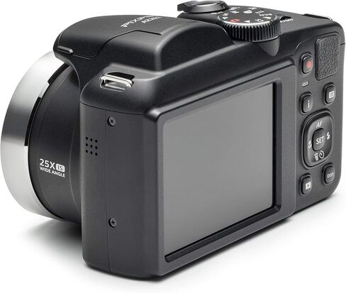 كاميرا كوداك PIXPRO AZ252 بوينت آند شوت الرقمية مع شاشة LCD 3 بوصة، أسود (متجدد) in Kuwait
