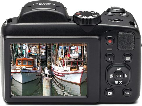 كاميرا كوداك PIXPRO AZ252 بوينت آند شوت الرقمية مع شاشة LCD 3 بوصة، أسود (متجدد) in Kuwait