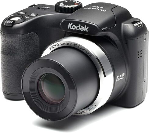 كاميرا كوداك PIXPRO AZ252 بوينت آند شوت الرقمية مع شاشة LCD 3 بوصة، أسود (متجدد) in Kuwait