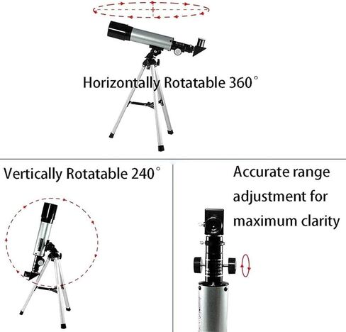 Beginners Space Astronomical Refractor Telescope with Adjustable Tripod Monocular Telescopes for Beginners in Astronomy Educational Toys in Kuwait