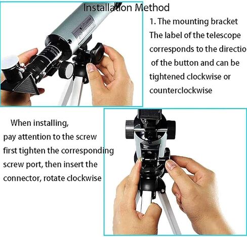 Beginners Space Astronomical Refractor Telescope with Adjustable Tripod Monocular Telescopes for Beginners in Astronomy Educational Toys in Kuwait