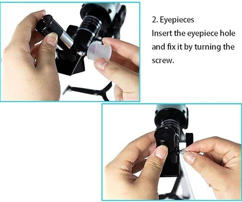 Beginners Space Astronomical Refractor Telescope with Adjustable Tripod Monocular Telescopes for Beginners in Astronomy Educational Toys in Kuwait