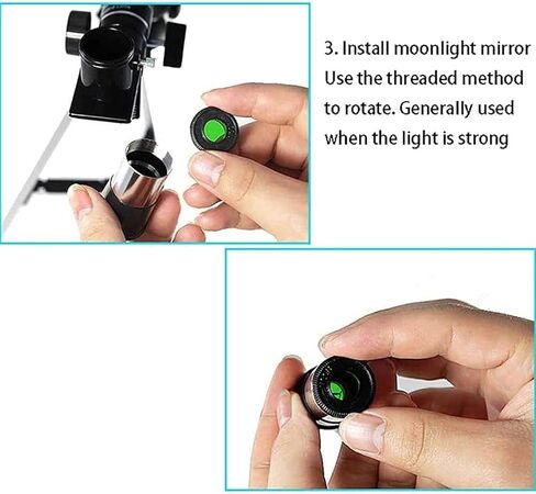 Beginners Space Astronomical Refractor Telescope with Adjustable Tripod Monocular Telescopes for Beginners in Astronomy Educational Toys in Kuwait