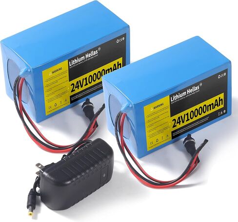 24V 5Ah Lithium Battery with 29.4V 1A Charger, 24 Volt Rechargeable Battery for DIY Projects in Saudi Arabia