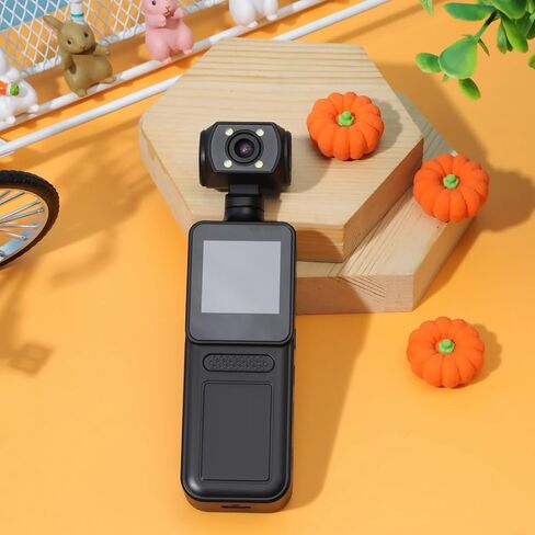 NUOBESTY Body Camera 4K: Portable Mini Video Camcorder - Body Mounted Video Recorder - Mini Camera for Sports Pet Walking Work Travel in Saudi Arabia