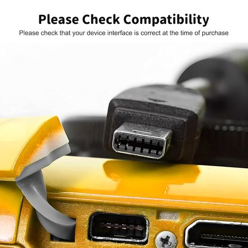 Replacement 12-PIN Camera USB Cable Date Transfer Charger Cord Compatible with Casio Exilim EX-TR100 TR200 ZR20 ZR300 ZR400 ZR1000 ZR1200 ZR1500 EX-Z75 EX-FS10 EX-FC150 EX-FH100 EX-Z200 EX-Z2300 in Saudi Arabia