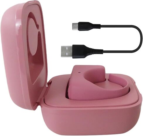Homesweet Remote Scrolling Ring for Tiktok, Page Turner for Kindle App, Bluetooth Camera Shutter Remote for iPhone for Android for iOS for iPad, with Charging Case (Pink) in Saudi Arabia