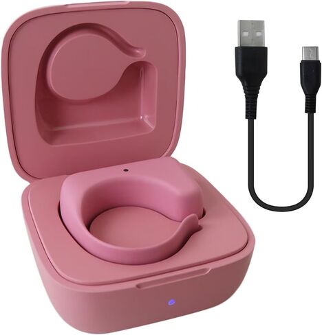 Homesweet Remote Scrolling Ring for Tiktok, Page Turner for Kindle App, Bluetooth Camera Shutter Remote for iPhone for Android for iOS for iPad, with Charging Case (Pink) in Saudi Arabia