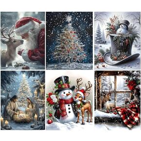 MjhRcll Christmas Diamond Painting Kits for Adults,Funny Diamond Art Kits for Beginner,Comical Diamond Dots with Accessories for Home Wall Decor 14X14 Inch in Kuwait