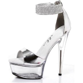 صندل نسائي 609-Haven Peeptoe Stiletto ذو نعل سميك من Ellie in Kuwait