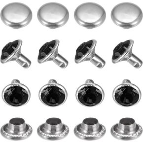 Tixipem Clear Rhinestone المسامير 6 ملم/ 0.24 بوصة [100pcs] - المسامير الكريستالية تستخدم للملابس والأداء والفنون ، وصنع DIY الحرفي - [الأزرق الفاتح] للملابس in Kuwait