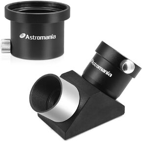 Astromania M42X0.75 Female Thread to 1.25" Adapter - Bundle with - 1.25" Telescope Diagonal with Amici Prism in Saudi Arabia