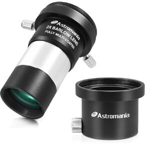 Astromania M42X0.75 Female Thread to 1.25" Adapter - Bundle with - 2X Barlow Lens Upgraded 1.25 inch in Saudi Arabia