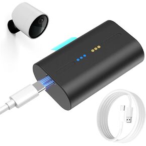 7000mAh Battery Pack Compatible with SimpliSafe Wireless Outdoor Security Camera Models CMOB1, SCM301, CM0B1, Replacement for Battery SSCAM-BAT1, 3.7V Rechargeable with Type-C Cable in Kuwait