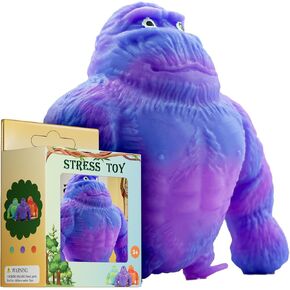 3 Pack Gorilla Squeeze Stress Relief Toy - Soft Durable Anxiety Relief for Kids & Adults, Squishy Monkey Fun Fidget Sensory Toy for Relaxation and Focus, Party Favors for Kids. in Kuwait