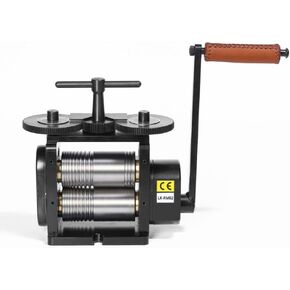 Lakimi Black 130MM Rolling Mill Machine – Flat Metal Jewelry Engraving Tool for Ring Making, Gold & Silver Processing LK-RM01A in Kuwait