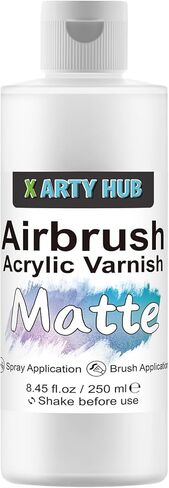 Acrylic Varnish Gloss 8.45 fl oz / 250 ml, Anti-Yellowing/Fading/Cracking Acrylic Paint Sealer, Waterproof, Stain & Moisture Resistant Coating, Brushable and Sprayable in Kuwait