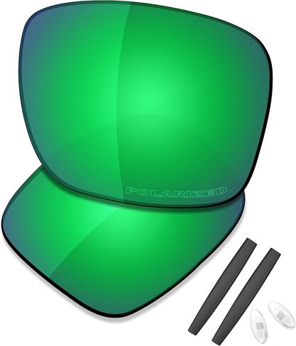 عدسات بديلة ممتازة من SAUCER وأطقم مطاطية لـ Oakley Inmate | نظارة شمسية Inmate Low Bridge Fit عالية الوضوح - مستقطبة باللون البرونزي الذهبي in Kuwait