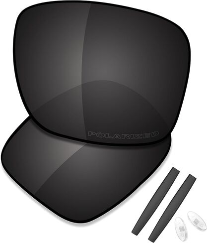 عدسات بديلة ممتازة من SAUCER وأطقم مطاطية لـ Oakley Inmate | نظارة شمسية Inmate Low Bridge Fit عالية الوضوح - مستقطبة باللون البرونزي الذهبي in Kuwait