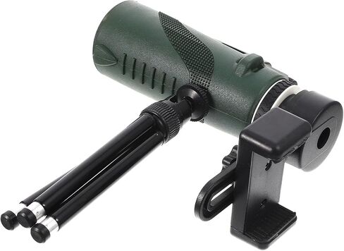 12x50 Monocular Telescope for Adults with Smartphone Adapter and Adjustable Tripod, High Magnification Optical Handheld Scope for Bird Watching, Hiking, and Outdoor Travel in Saudi Arabia
