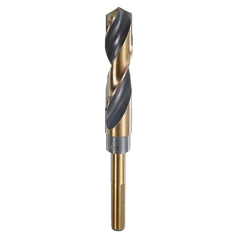 HARFINGTON Twist Drill Bit 17mm Dia فولاذ عالي السرعة 4341 متري لقم الثقب 5.9 "الطول الإجمالي مع طلاء أكسيد الأسود والذهبي لحفر المعادن الصلبة، الفولاذ المقاوم للصدأ، سبائك الصلب in Kuwait