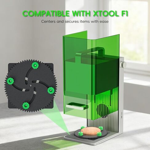 رقصة ذاتية التمركز قابلة للتعديل لـ xTool F1 - نطاق من 0.4 بوصة إلى 3.15 بوصة، تحافظ على تركيز كل مشروع بشكل مثالي ومستقر بشكل صخري in Saudi Arabia