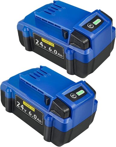 Battery Replacement for Kobalt 24V: 6.5Ah Lithium ion for 24-Volt Max Battery KB624-03 KB524-03 KB424-03 KB224-03 KB124-03 Compatible with All Kobalt 24 V Cordless Power Tool 2 Packs in Saudi Arabia