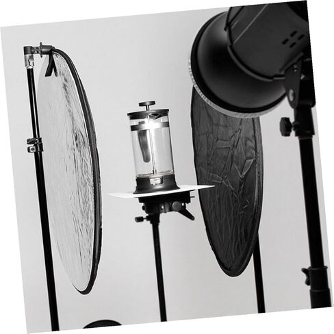 NUOBESTY 60cm 2-in-1 Round Foldable Photography Reflector Silver Gold Portable Photo Lighting Reflector for Studio and Outdoor Photography in Kuwait