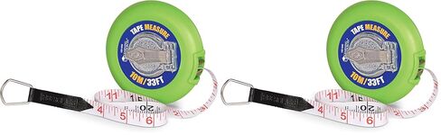 Learning Resources Wind-Up Tape 10 Meters/33 Feet, Early Math Skills, Easy Wind-Up Tape Measure, Construction Play, Ages 5+, Multi (LER0365) in Saudi Arabia