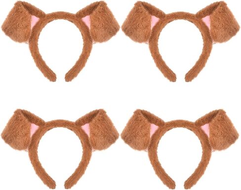 HODRME 4 PCS Antelope Ram Horns Headband-Halloween Christmas Festival Theme Party Animal Cosplay Costume Headbands in Saudi Arabia