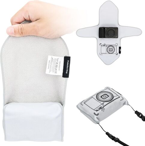 غلاف حماية للكاميرا JJC لكاميرات Ricoh GR IV GR III الرقمية + حزام معصم للكاميرا صغير الحجم، حزام يد ناعم in Saudi Arabia