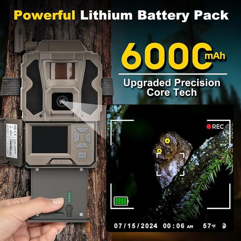 عبوتان من البطارية البديلة لكاميرا Reveal Trail، سعة عالية 6000 مللي أمبير في الساعة لسلسلة Reveal Cellular Ultra/Pro/X/Gen والمزيد in Saudi Arabia