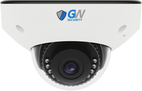 كاميرا مراقبة GW Security 6K 12MP TAA & NDAA الذكية AI PoE IP Microhone Dome (GW1263301M) in Kuwait