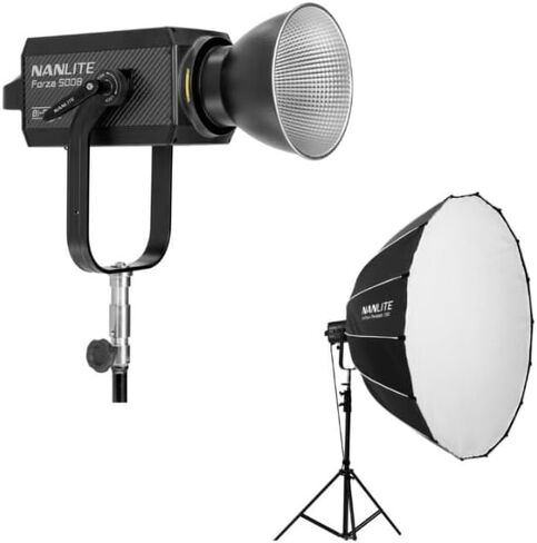 Nanlite Forza 500B II with Parabolic 150 Quick-Open Softbox and (59 Inch) Bowens Mount (2 Items) in Saudi Arabia