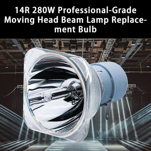 مصابيح عرض بديلة Msd Platinum 14R 280W لمصباح شعاع الرأس المتحرك الاحترافي، لمبة إضاءة المسرح، ضوء الرأس المتحرك (3 عبوات) in Kuwait