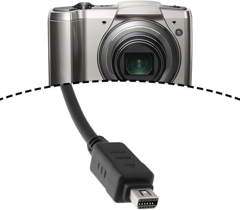 SING F LTD 12Pin كابل بيانات شحن الكاميرا كابل USB متوافق مع Olympus μmju TOUGH-8000 E330 E-410 E-510 E520 SZ-10 SZ-30 1.5 متر in Kuwait